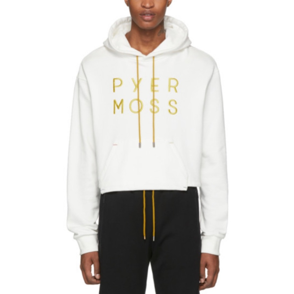 ⛔️ SOLD ⛔️Pyer Moss cropped classic sweater